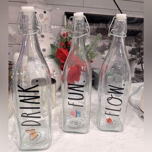 Rae Dunn Glass Bottle